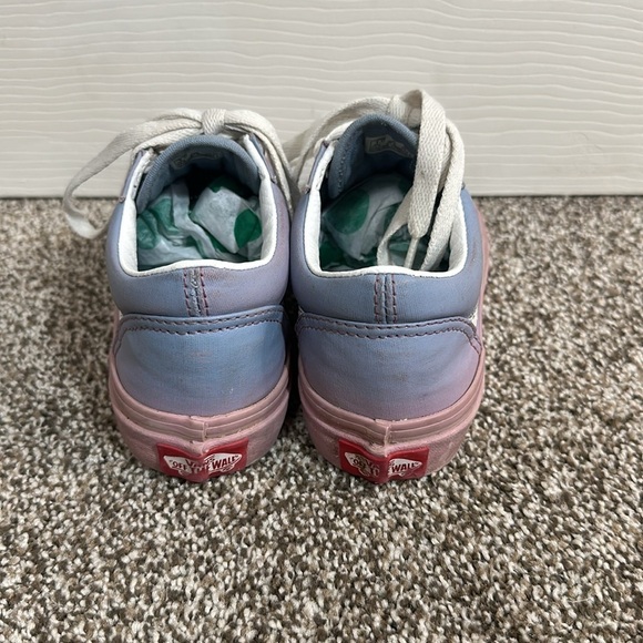 Vans pink purple ombré classic leather old skool size 1 Preowned - Picture 5 of 11